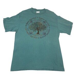 Vintage Harborside Graphics The Seasons Equinotx Solstice T-Shirt Large USA Made